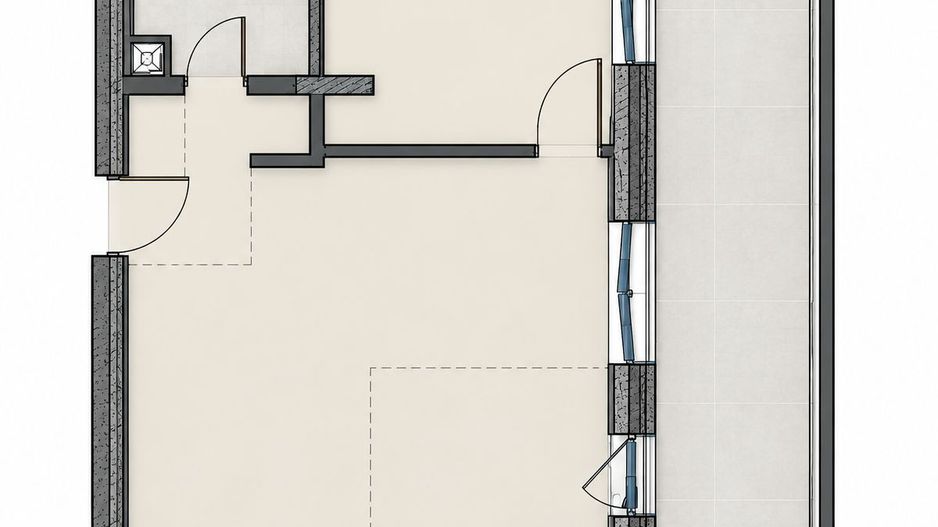 Apartament 2 camere, terasa, etaj intermediar, garaj, Eroilor - Poză 12