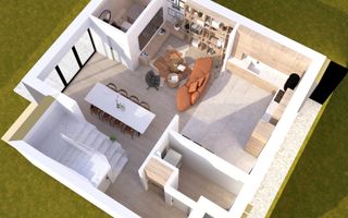 Casă duplex 4 camere de vânzare | Șura Mică | 134 mp - Poză 4