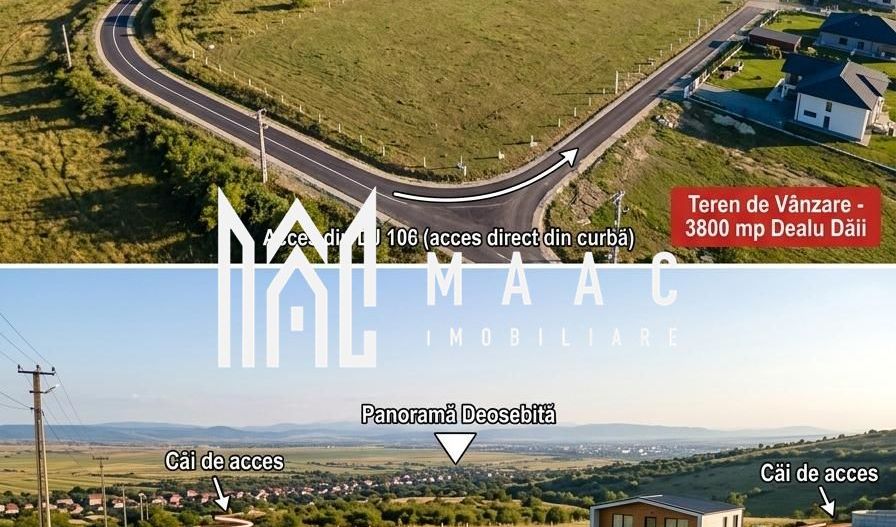 Teren extravilan agricol 3.800 mp | Bungard | 3 căi de acces - Poză 2