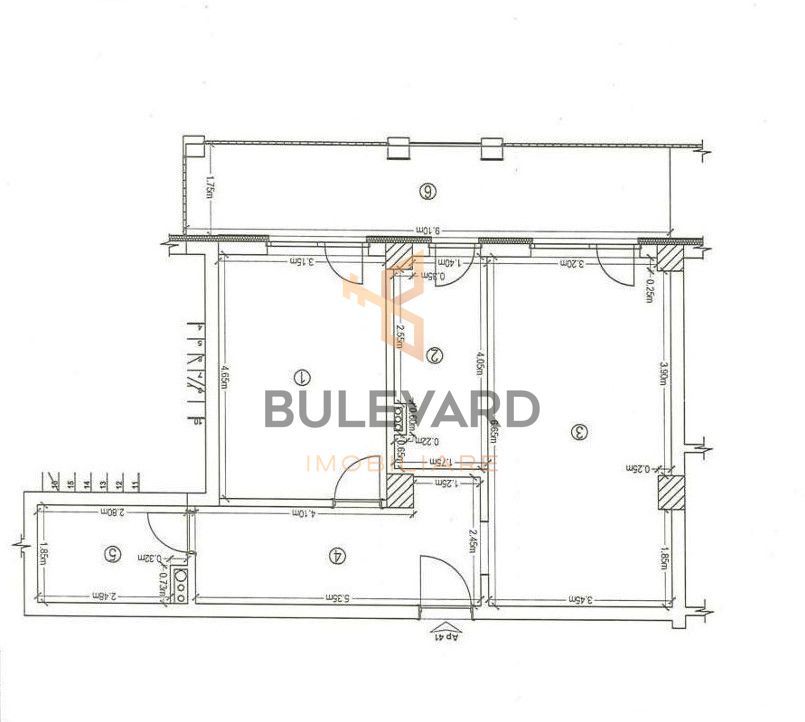 Apartament cu 2 camere cu CF+terasa de 16 mp+parcare subterana! - Poză 2