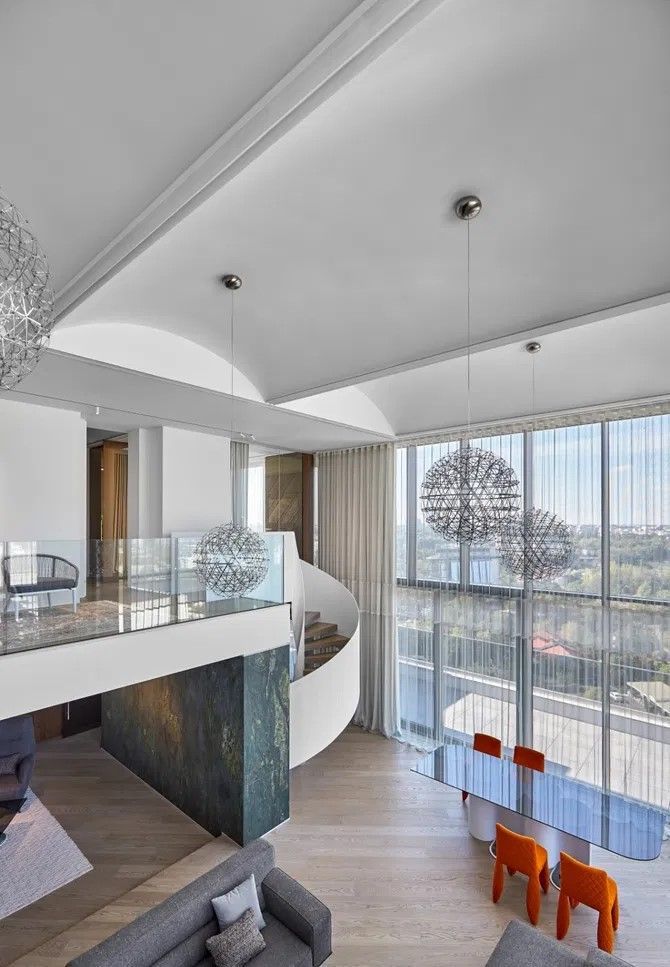 Penthouse de inchiriat Floreasca 4 camere 3 terase doua niveluri - Poză 2