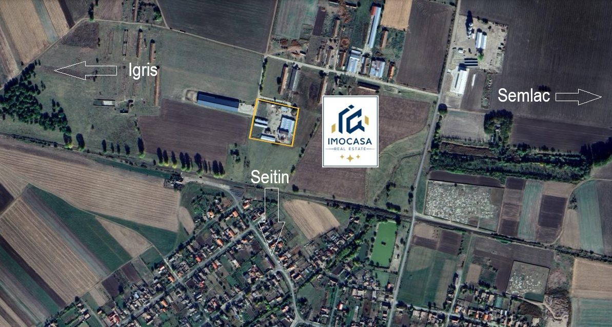 Hala industriala, depozitare vanzare,inchiriere Seitin Arad 10 km vamă - Poză 13