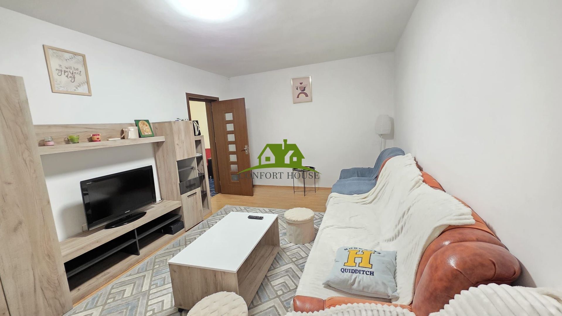 APT. 62mp cu 2 camere/2 balcoane – mobilat/utilat – Matei Basarab - Poză 2