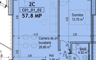 Vânzare, apartament, 2 camere, complexul One Lake District, București - Poză 5
