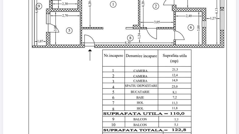 Apartament 3 camere, 105 mp, lift, Valea Cricovului – Drumul Taberei - Poză 5
