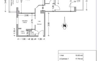 2 camere | centrala proprie | 2 balcoane | mobilat si utilat | zona excelenta | - Poză 7