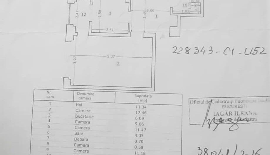 Apartament 4 camere Pantelimon -Vergului -Costin Georgian - Schiță 18