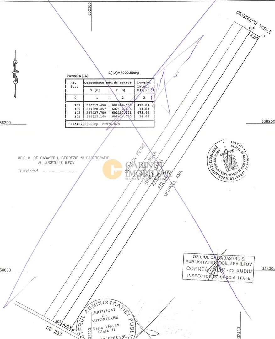 Terenuri Extravilan | Afumati | Deschidere la Balta Batal 2 - Schiță 7