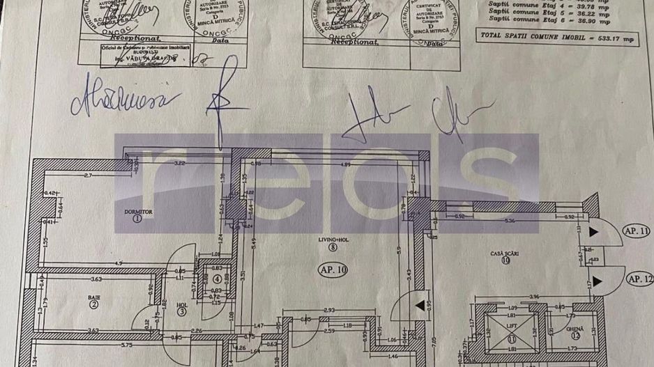VANZARE 3 CAMERE | BANEASA | 90MP | UTILAT - MOBILAT | PARCARE - Schiță 20