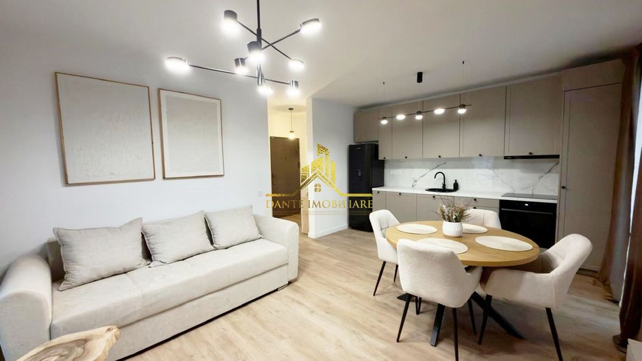 2 camere, ultrafinisat, modern, bloc nou, balcon, parcare, Floresti - Poză 3