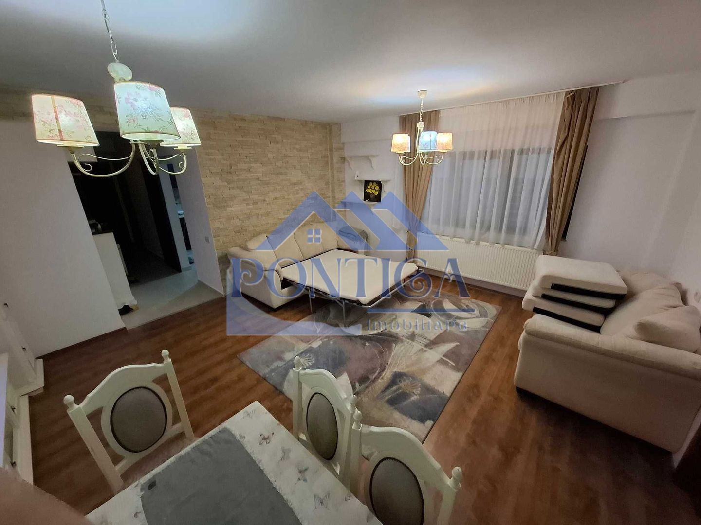 Apartament 3 camere cu curte proprie 100 mp | Tomis Plus - Poză 1