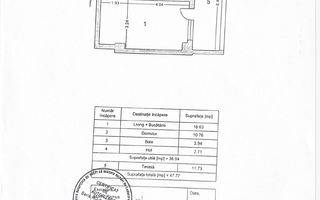 Apartament tip studio, 47.8 mp, ansamblu rezidential, gata de mutare - Poză 9