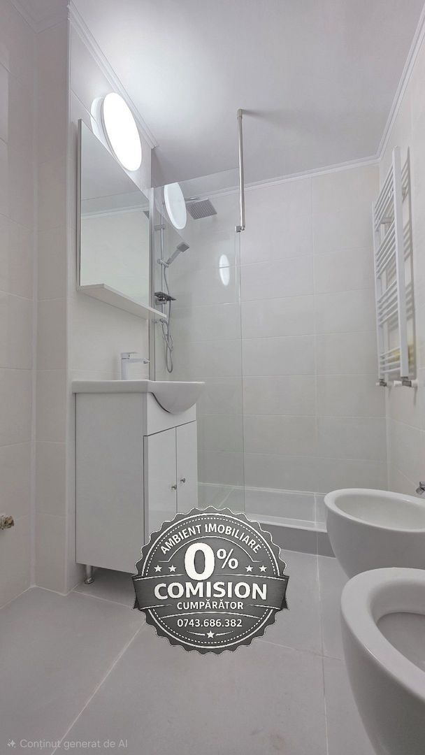 Apartament cu 3 camere, etaj 3, renovat total, VASLUI zona CENTRU-AUROCOR; - Poză 6
