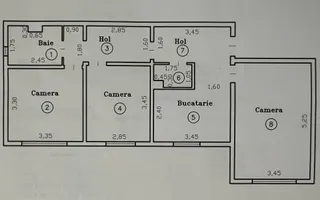 Girocului | 3 Camere | 2 Băi | Boxa | Mobilat si Utilat | Centrala proprie - Poză 12