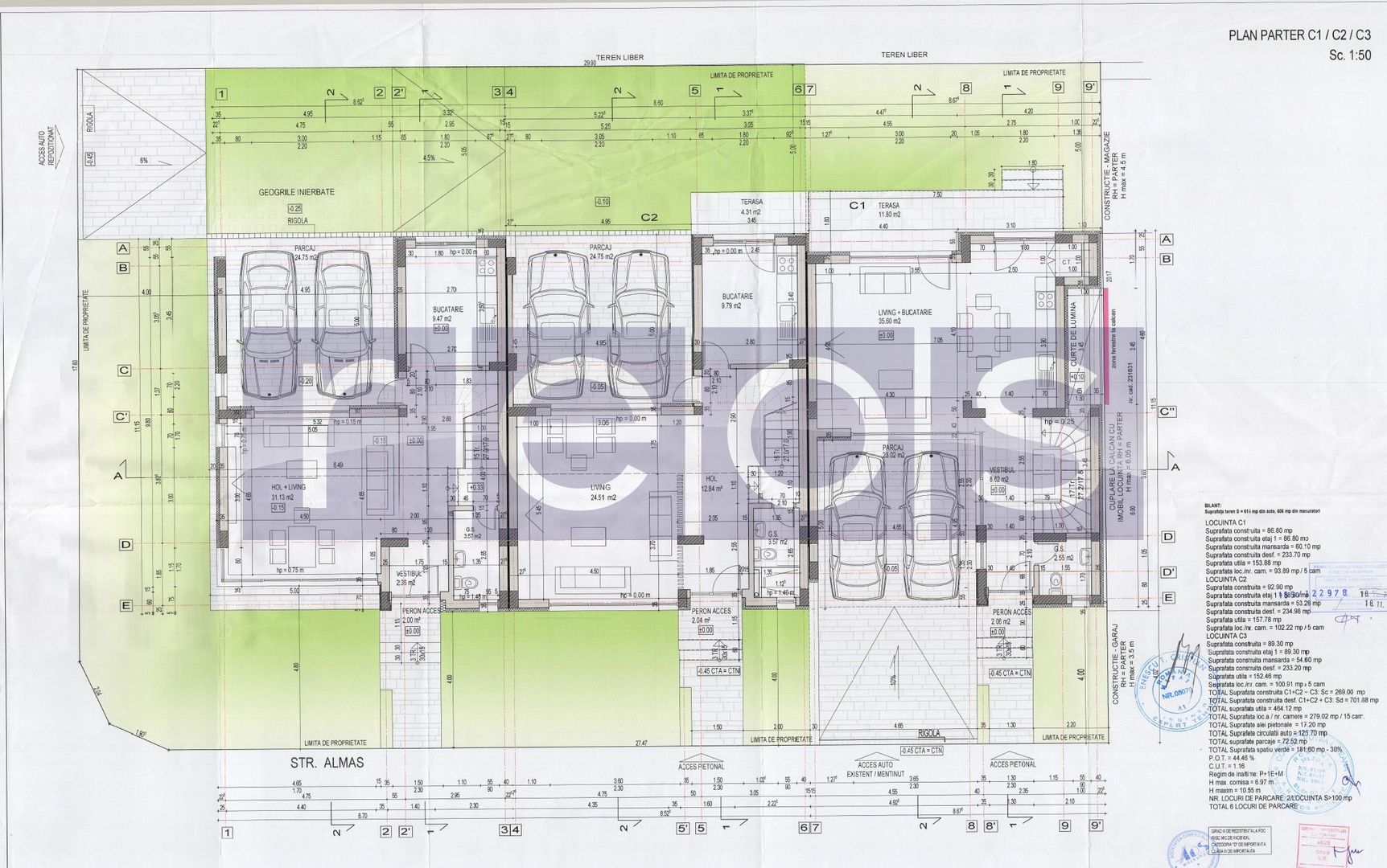 VILE PREMIUM P+1+M | PROIECT NOU | 5 CAMERE | CURTI PRIVATE | 2 PARCARI | - Poză 4