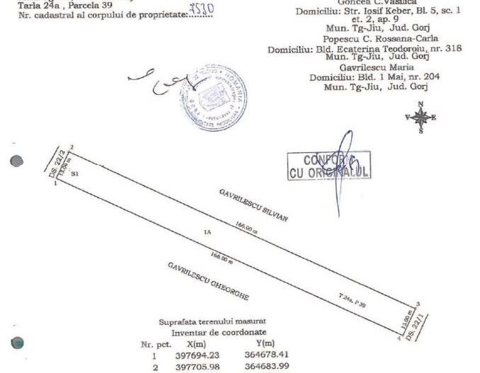 Teren intravilan Targu Jiu - Schiță 3