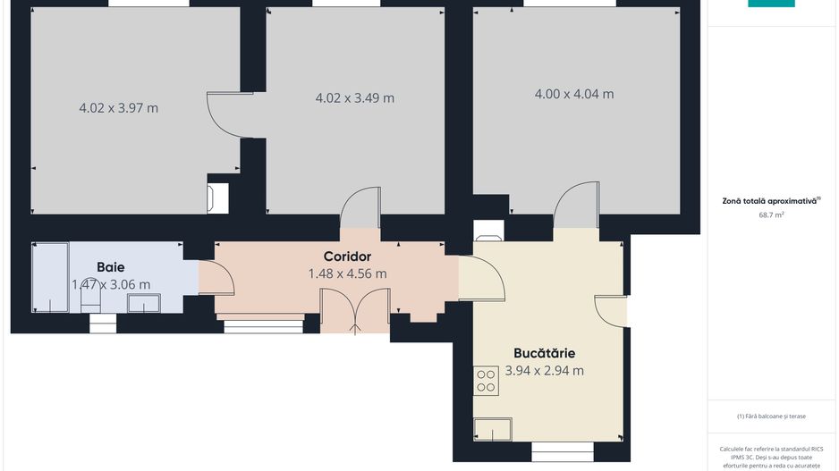 Casă 70 mp în Diosig, 1230 mp teren - Poză 5