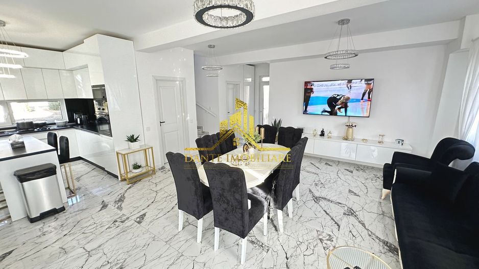 Casa individuala, 5 camere, mobilata lux, utrafinisata, Chinteni - Poză 35