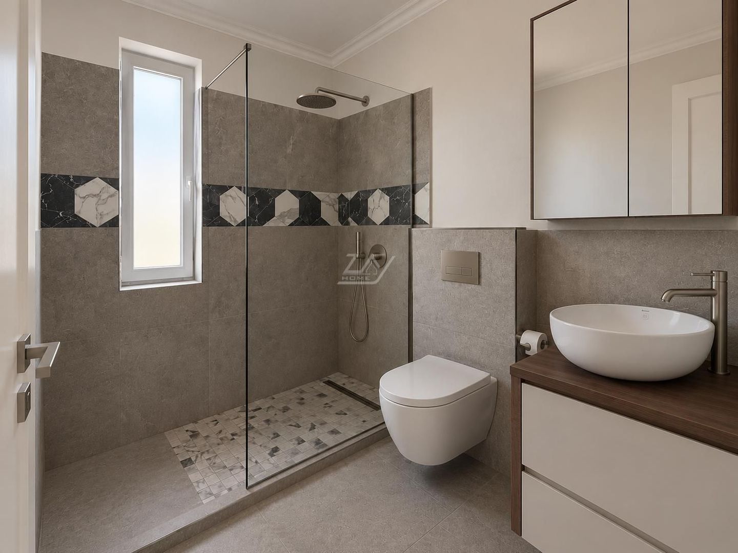 Duplex cu 5 camere - 3 bai. Finisaje Premium. Toate utilitatile. Asfalt. - Poză 16
