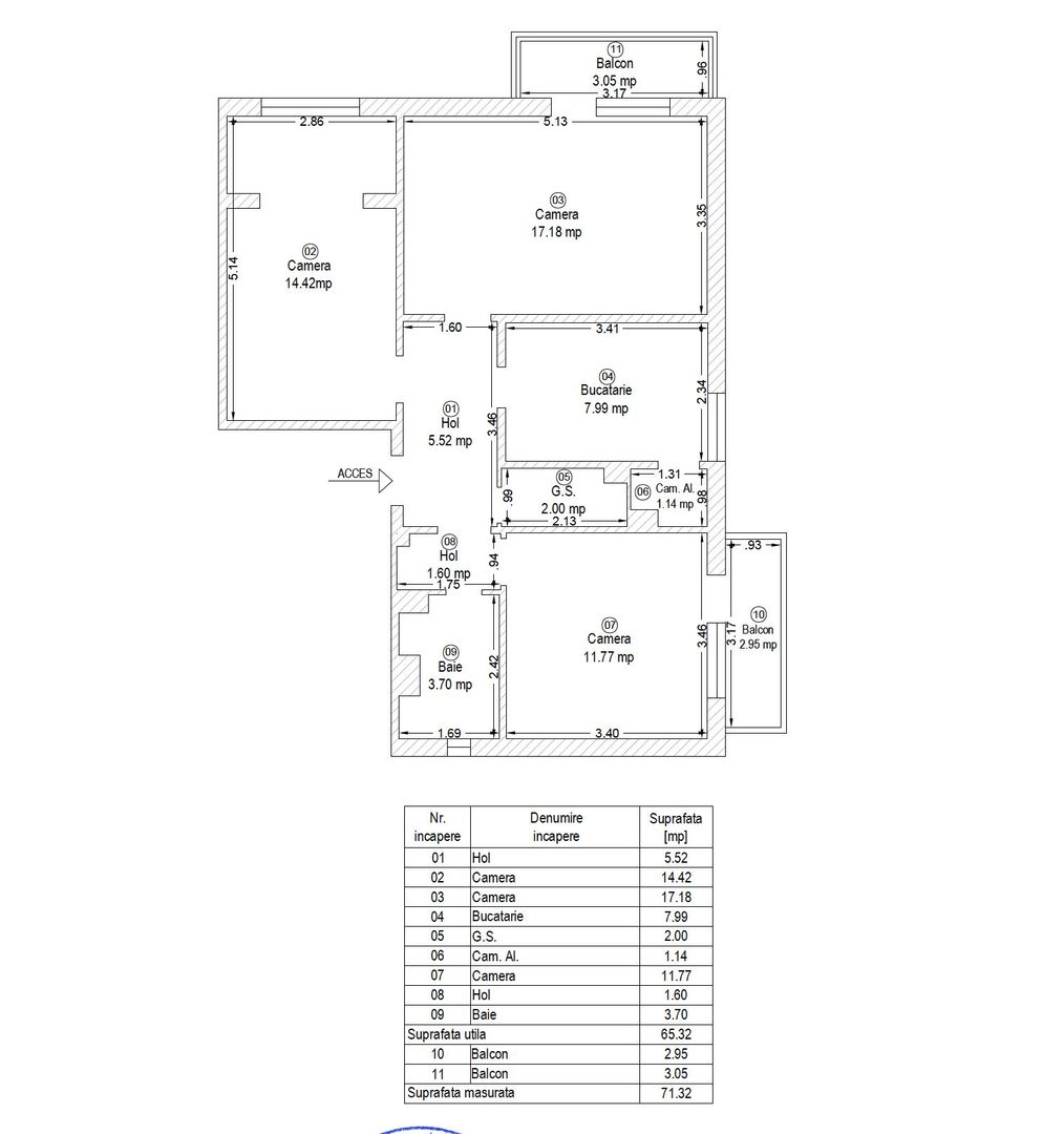 Soarelui | 3 Camere | Încălzire în pardoseală | 3 balcoane | Renovat | Boxa - Poză 11