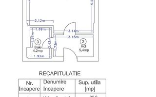 Studio lux Ivory Residence Pipera I terasa superba I mutare imediata - Poză 2