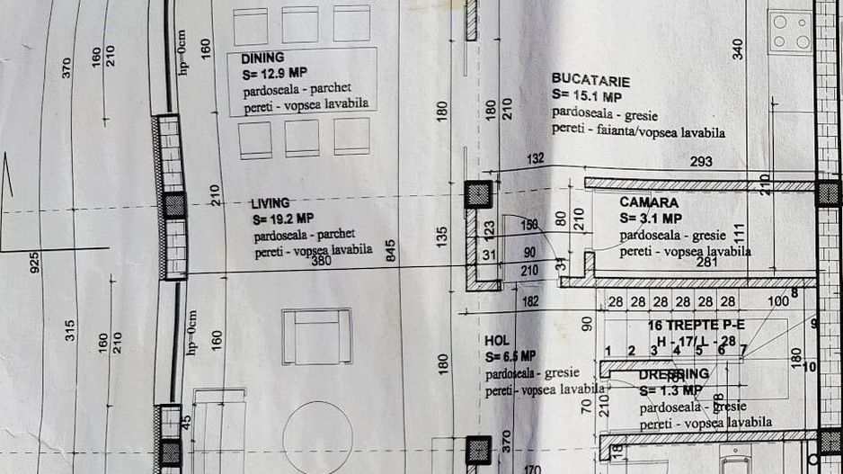 Duplex P+1+M, 251 mp utili, teren 340 mp – Domnești - Schiță 20