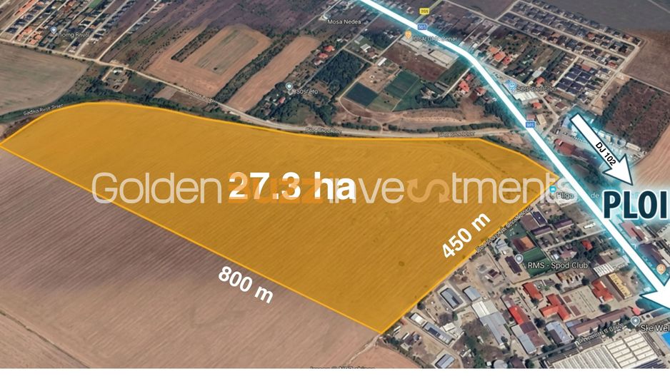 Teren intravilan 27 ha – Păulești | Pretabil Dezvoltare Rezidentiala - Schiță 2