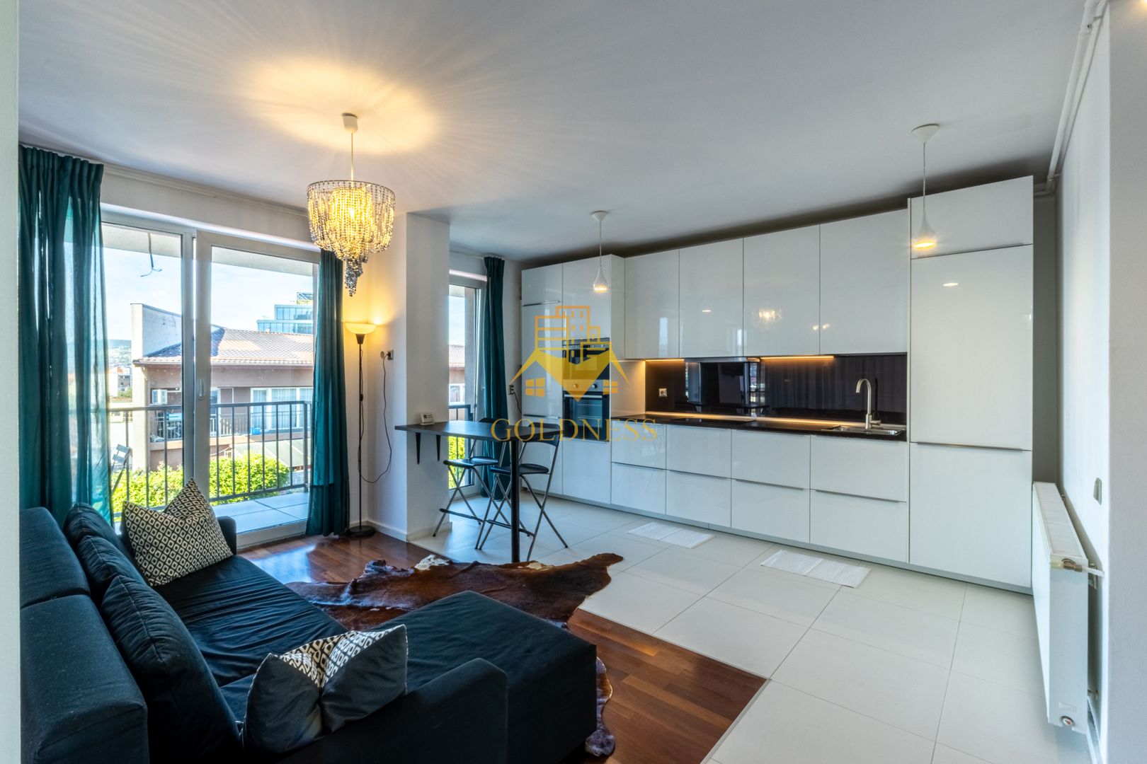 2 camere,modern,bloc Platinia,Central, zona NTT Data, Constanta, Meron - Poză 1