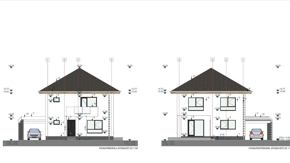 De vanzare casa in constructie  4 camere P+1E, Cristian Sibiu - Poză 1