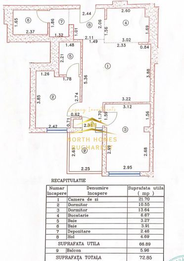 Apartament 3 camere- 4City North | Ideal locuință & investiție - Poză 8