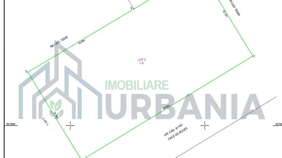 Teren de vânzare în Miroslava, Valea Adâncă, Str. George Călinescu – 500 mp, cu autorizație de construcție - Poză 3