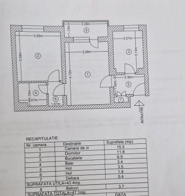 AZURA Imobiliare - Apartament 2 Cam Cf1 Balcon Exercitiu Traian - Poză 18