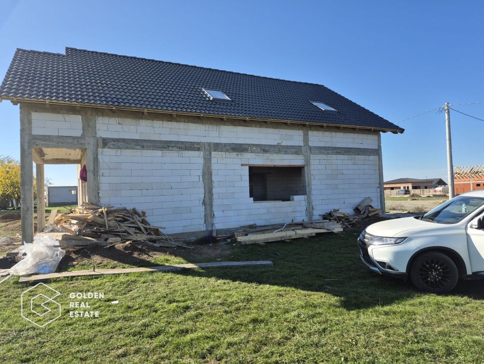 Casa P+M, teren 500 mp, comuna Frumuseni - Poză 3