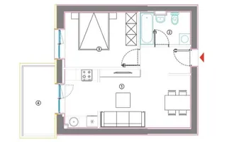 DIRECT PROPRIETAR - Apartament 2 Camere - Ansamblul Hils Titanium - Poză 11