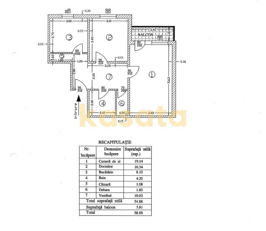 OPORTUNITATE | APARTAMENT 2 CAMERE | IANCULUI | DECOMANDAT | CENTRALA - Poză 10