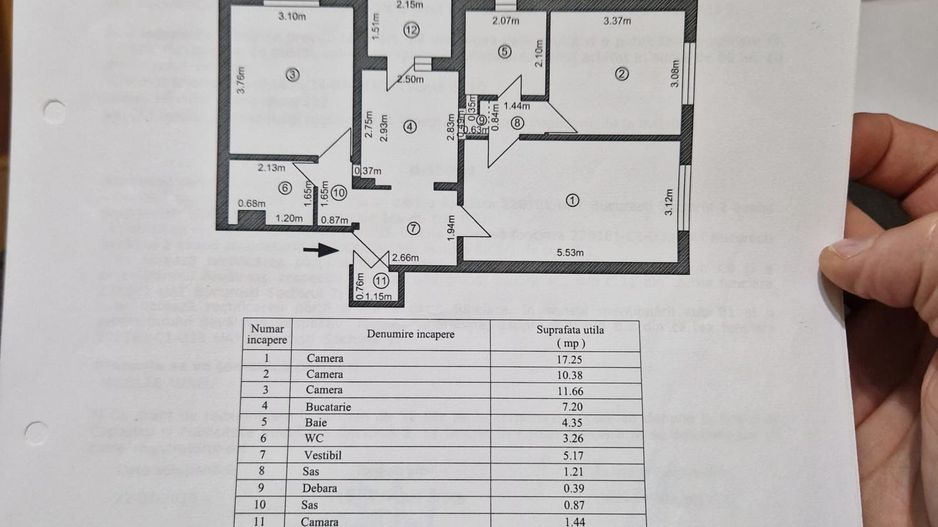 Ap 3 camere cu boxă și loc parcare mobilat/utilat sector 2 - Poză 17