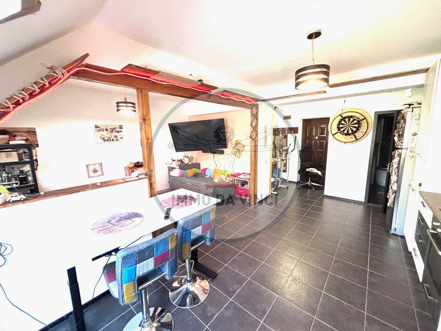 Apartament 3 camere, 2 niveluri, 78 mp + pod 25 mp, parțial mobilat - Poză 4