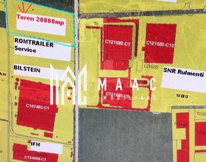 Teren intravilan 20.800 mp | Exterior Vest, Sibiu | deschidere 98 m - Poză 1