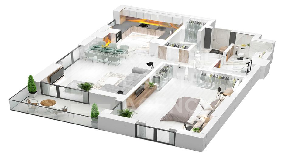 Apartament cu 2 camere de vânzare, Carpathia - Schiță 9