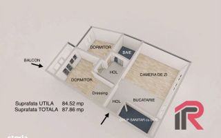 Apartament 3 camere - Nerva Traian - bloc 2000 - Poză 4