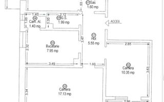Apartament decomandat cu 3 camere si 2 bai in zona Soarelui COMISION 0 - Poză 17