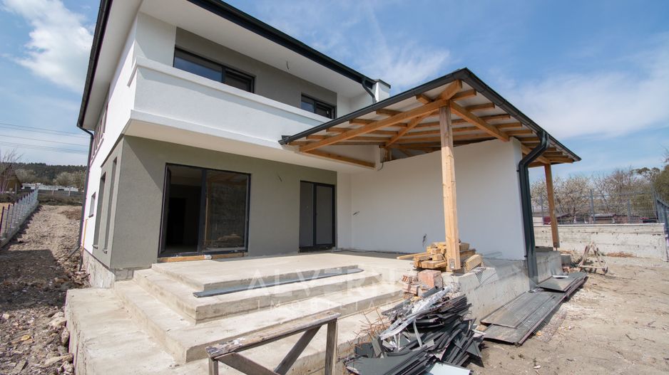 Casa tip Duplex 4 camere 120 mp | semifinisat | teren 500 mp | Popesti - Poză 1