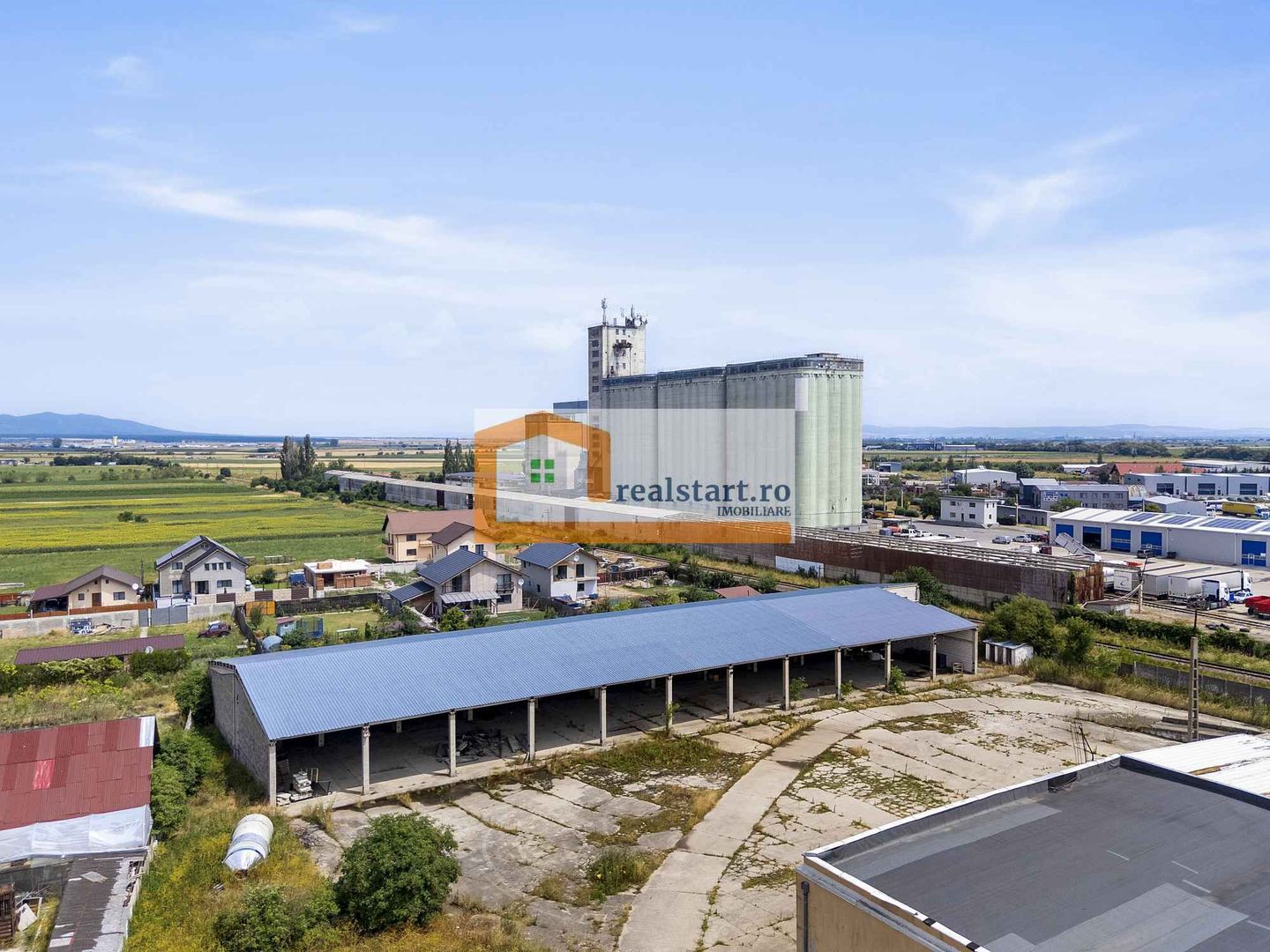 Spatiu Industrial, D 155ml la DJ112A, Acces E68, teren 1,7Ha, - Poză 13