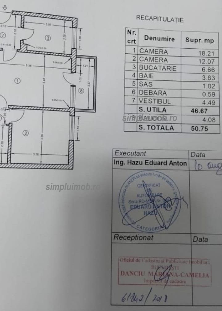 2 Camere Modern Renovat 2025 Gata de mutare! – Bd. 1 Decembrie 1918 - Schiță 10