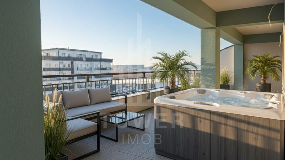 Penthouse de vânzare – Turnișor | Terasă spectaculoasă  | Bloc nou, modern - Poză 9