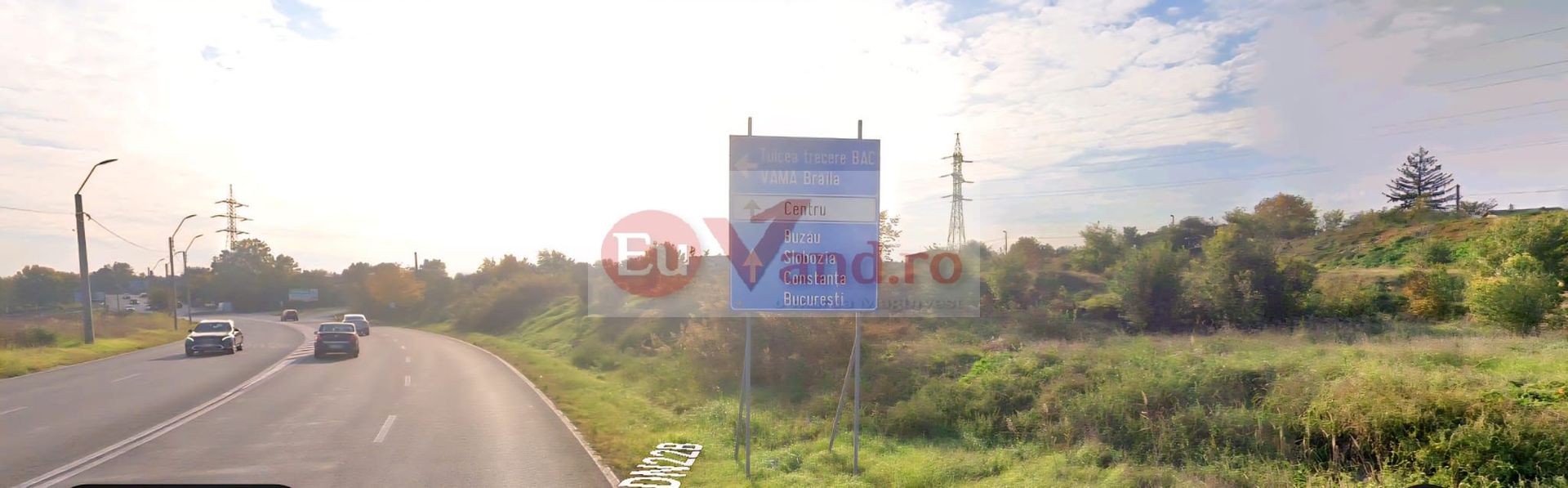 Teren intravilan 14.168 mp – pozitie excelenta la intrarea in Braila - Poză 1
