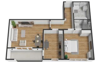 Apartament 2 camere, nou, Comision 0 - Poză 2