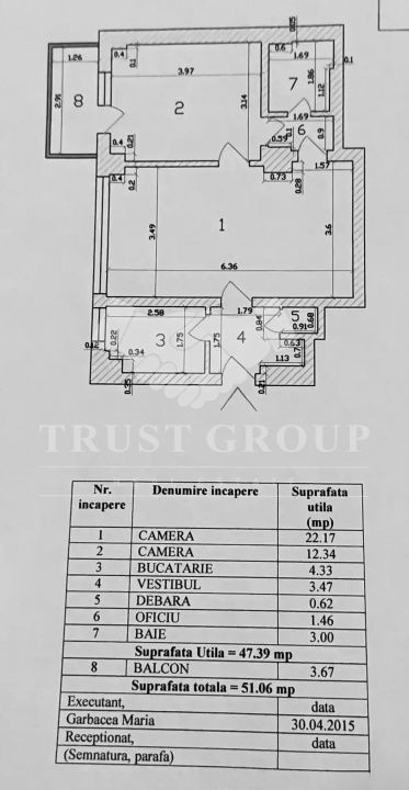 Apartament 2 camere Universitate - Poză 7