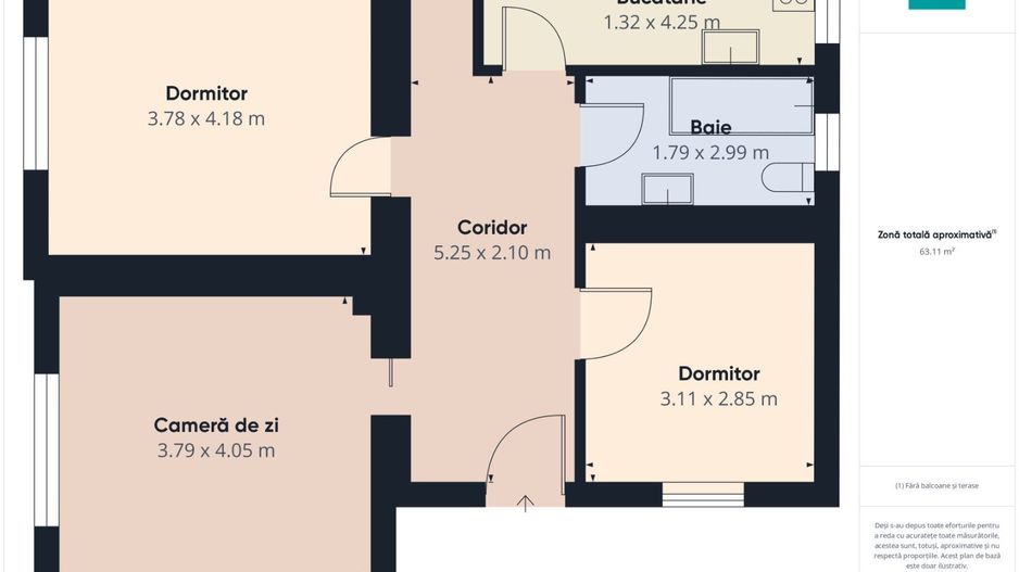 Casa Individuala 4 camere -complet mbilata - Zona Mehala - Poză 9