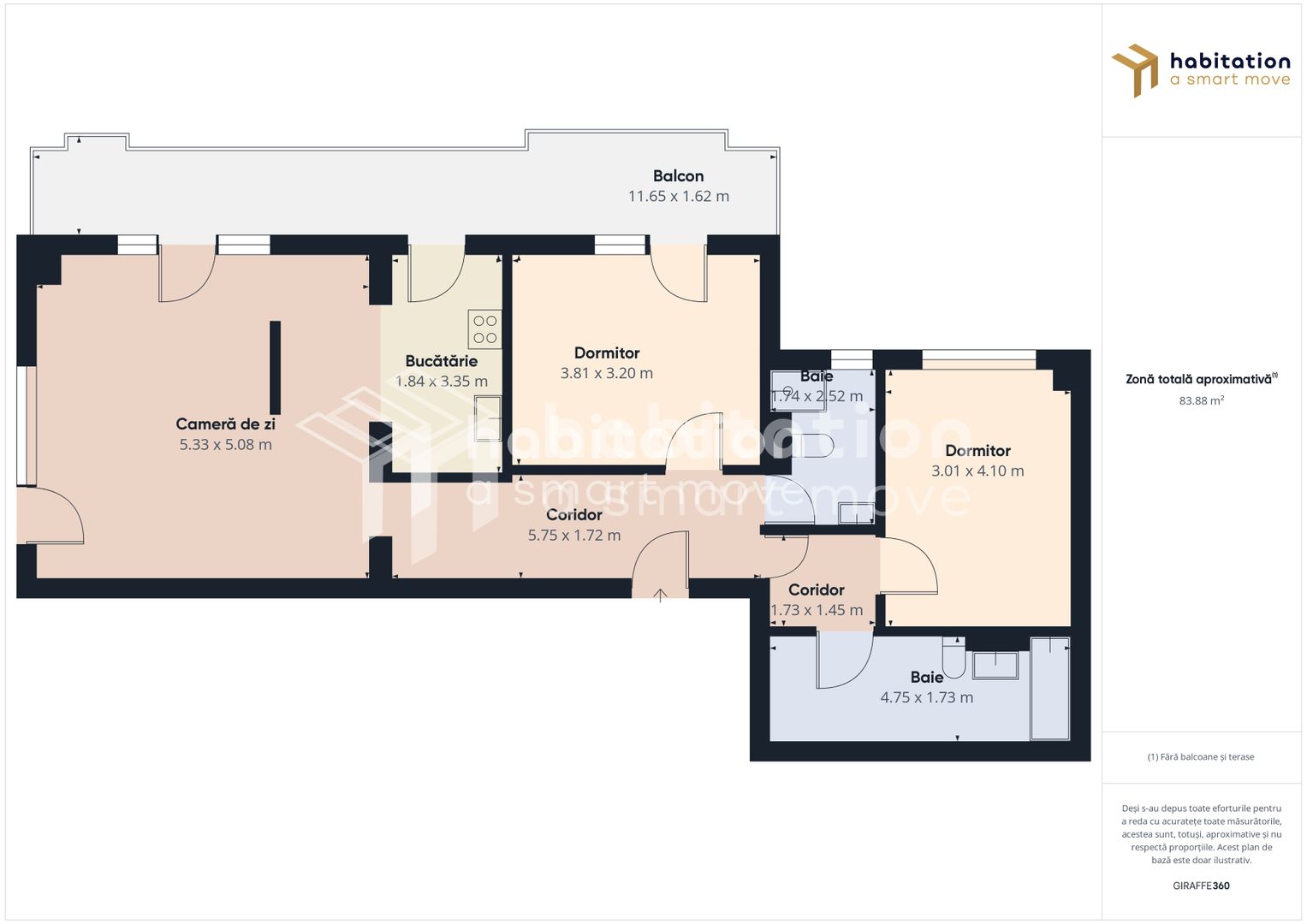 Penthouse 3 camere, elegant amenajat, vedere panoramica, complex Iris Armoniei - Poză 24